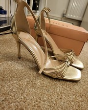 NEW Faith Gold Strappy Sandals