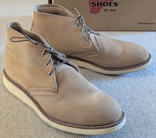 Red Wing Shoes Classic Chukka Boots No. 3143 - Size 11 - Sand Mojave Suede