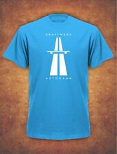 KRAFTWERK AUTOBAHN RETRO TECHNO Mens T-Shirt Sky Blue
