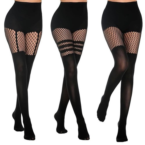 Black hollow out - hollow-out, pantyhose