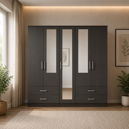 Ready assembled grey door - ready,
