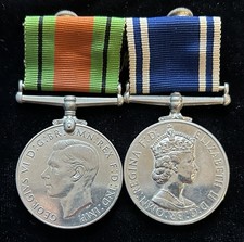 Defence Medal and Police Long Service and Good Conduct Medal to Sgt Jones