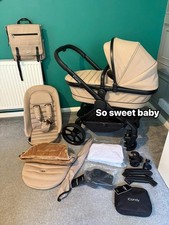 Icandy Peach 7 In Cookie , Full Set Up , Changing Bag & NEW Carrycot