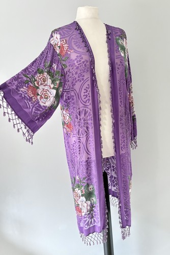 Dreamkeeper purple silk long - silk,