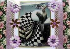 Art Deco Style Lady in Black