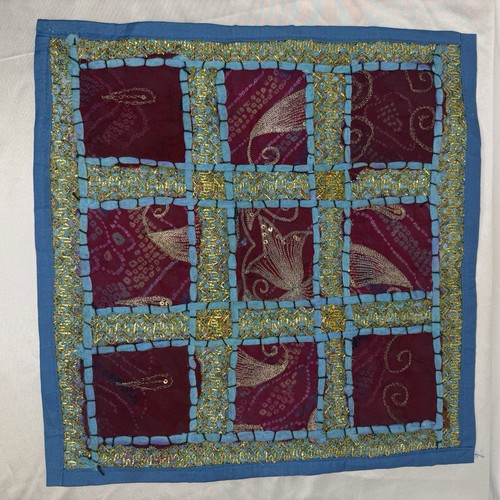Vtg indian throw pillow cover - throw,