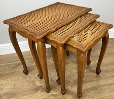 Vintage French Louis Oak Cane
