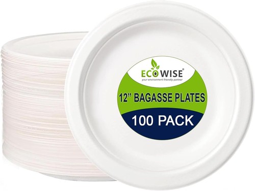 Strong large bagasse - x-large, 12"