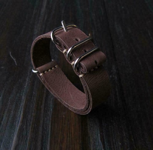 Brownie leather band - leather, vegetable