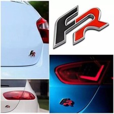 1 X FR BLACK / RED STICKER