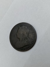 1899 Queen Victoria One Penny