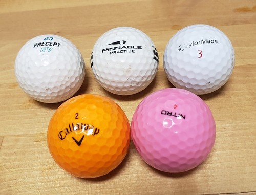 Assorted golf balls - golf, (5