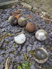 Set of 5 Vintage Marble &