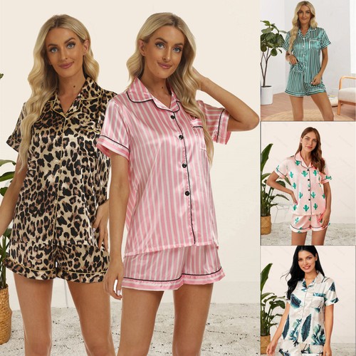 Womens satin pyjamas ladies - womens,