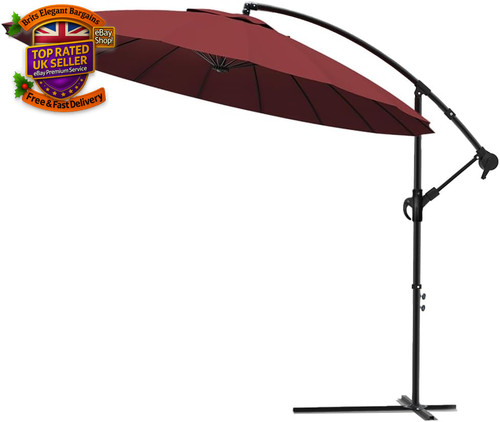 Cantilever garden parasol - cantilever, 3m