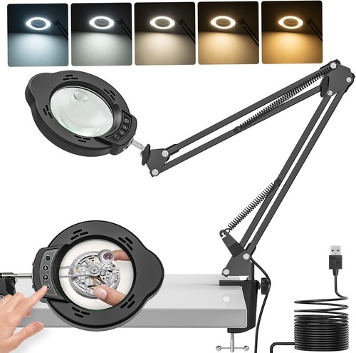 Improved magnifying glass - glass, with