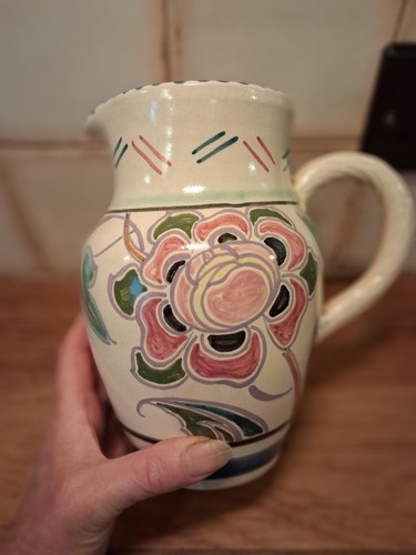 Vintage honiton jug - vintage, jug,