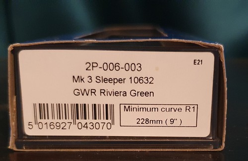 Dapol gauge mk3 sleeper - n,