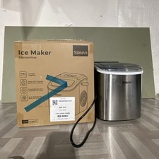 Silonn Countertop Ice Maker Machine, 9 Cubes Ready in 6 Mins, 12 KG NEVER USED
