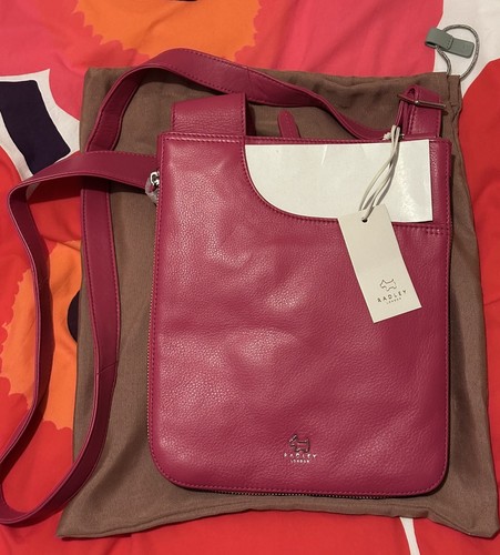 Radley pink real leather cross - real,