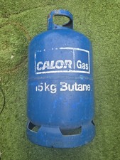 Empty 15Kg Calor Butane gas cylinder.