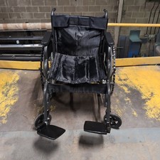 All Aid Self-Propelled Wheelchair – Folding, Footrests, Working Brakes, Used