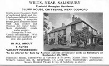 1950 Clump House Chitterne Wiltshire For Sale With 5 Acres 