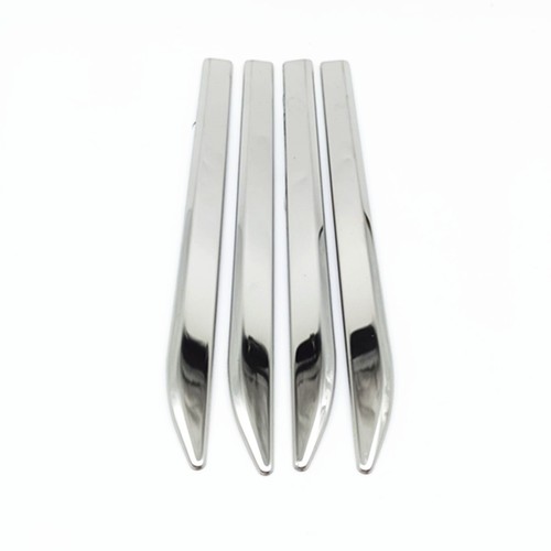 Pair stainless steel emblem - stainless,