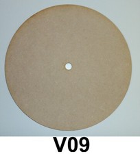 WOODEN BLANK CLOCK FACE 2 X