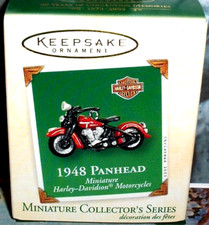 Harley Davidson-Motorcycles`2003`Miniature-1948 Panhead,Hallmark Ornament- NW