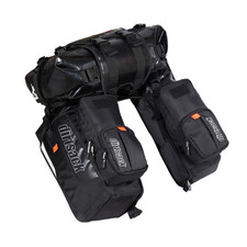 Dirtsack Erupt Rackless V2 Soft Luggage ADV Kit 2 x 24 litre All Black No Pan...