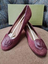 Periwinkle Burgundy Shoes By