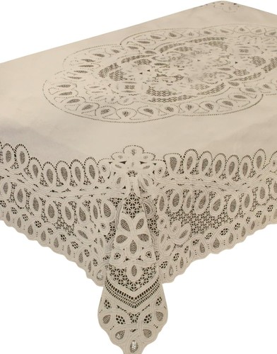 Vinyl crochet lace tablecloth - crochet,