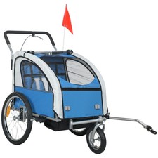 HOMCOM 2 Seat Bike Trailer