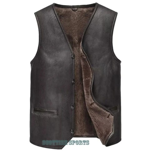 Men brown real genuine - brown,