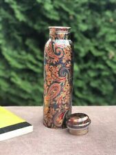 PURE COPPER WATER BOTTLE 1L Flask, Ayurvedic Inspired Eco Friendly smart choice