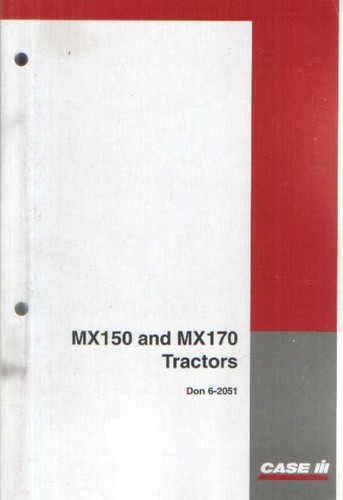 Case tractor mx150 mx170 - tractor, &