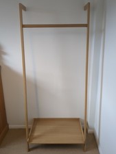 Habitat Jessie Oak Freestanding Wardrobe Rail