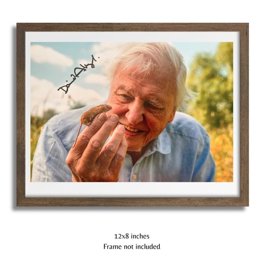 David attenborough autograph - david,
