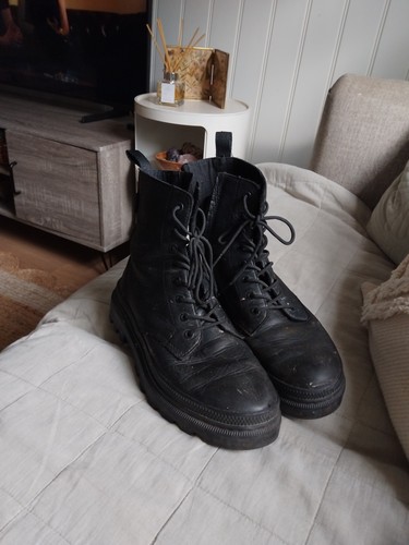 Ladies black chunky palladium - ladies,