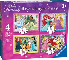 Disney Princess Puzzle 4 in a