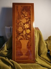 Italian Marquetry Sorrento Floral Inlaid Panel, Lovely