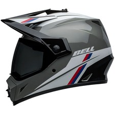 Bell MX-9 Adventure MIPS Motorcycle Motorbike Helmet - Alpine Nardo Grey / Black