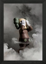 Kaws smoke Framed Wall Art