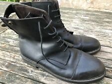 Tredstep lace up leather riding boots size 8 42