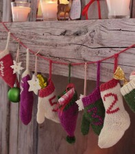 Knitting pattern copy 0776.   Christmas advent calendar.   4ply