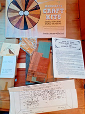 Vintage Marquetry kit - Art Veneers Kit No. 406 Opened  only test piece started.