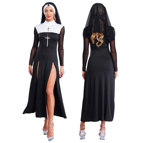 Womens naughty nun cosplay - womens,