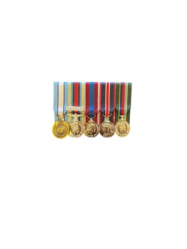 Court mounted miniature - mounted,