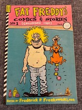 Fat Freddy's Comics & Stories #1 UK 1983 Knockabout Comics Underground Comix Cat